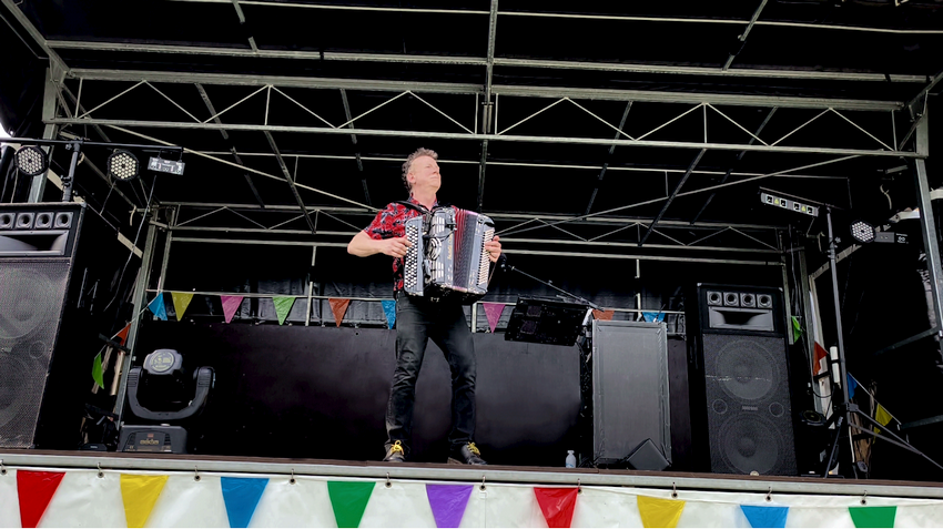 Guinguette accordéon extérieur